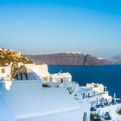 Santorini Caldera from Atop Santorini Caldera from Atop